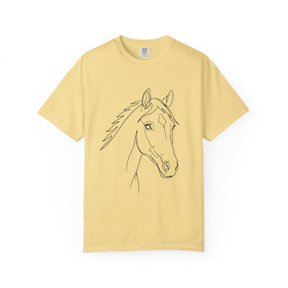 Horse Portrait Sketch - T-Shirt