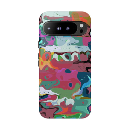 Colorful Abstract Marble - Phone Case