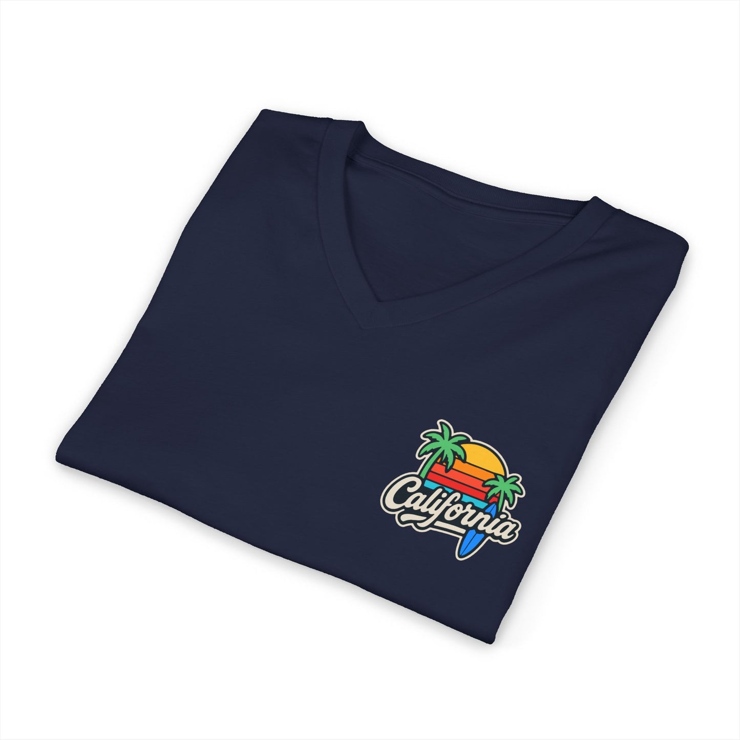 California Surf Vibes - V-Neck Tee