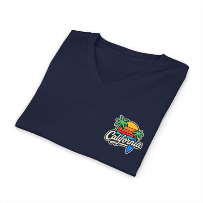 California Surf Vibes - V-Neck Tee