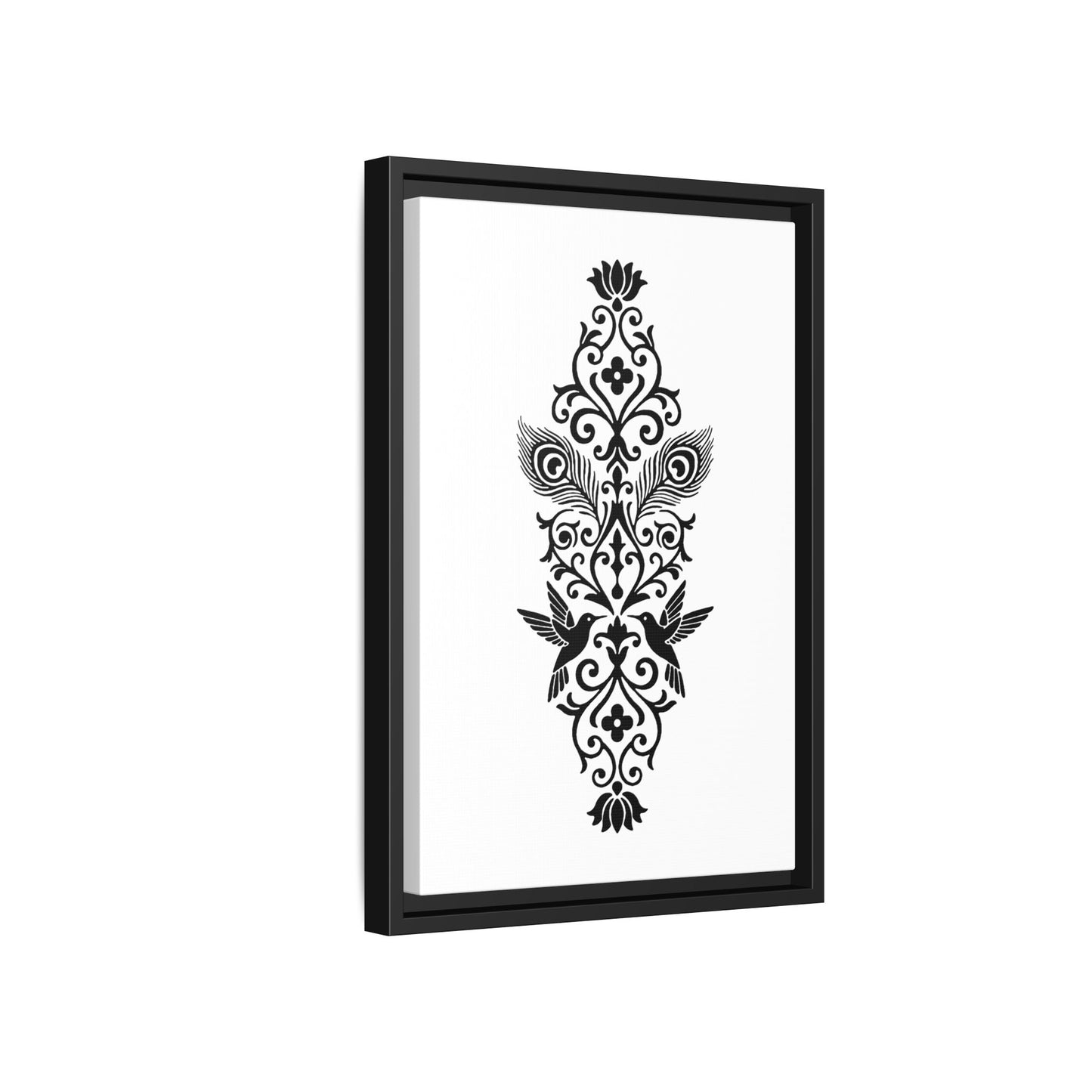 Hummingbird Soulmates - Framed Canvas