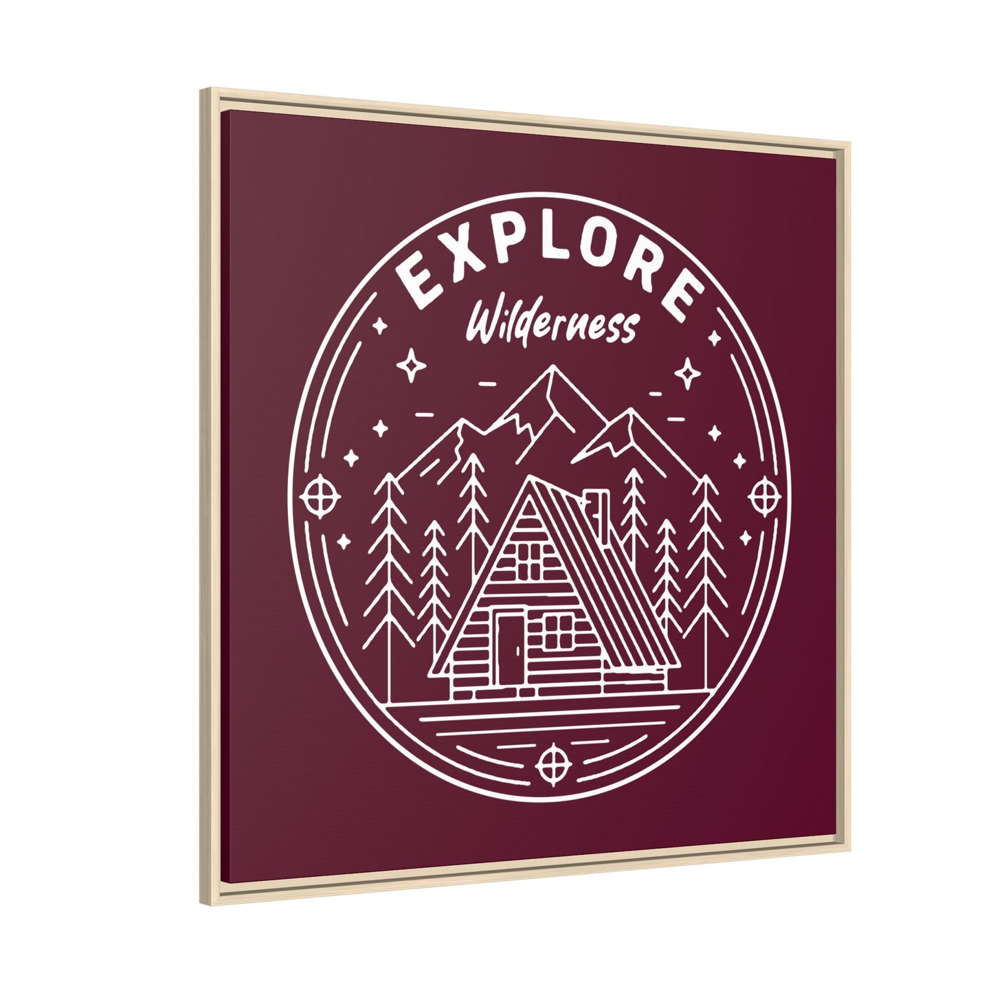 Explore Wilderness - Framed Canvas