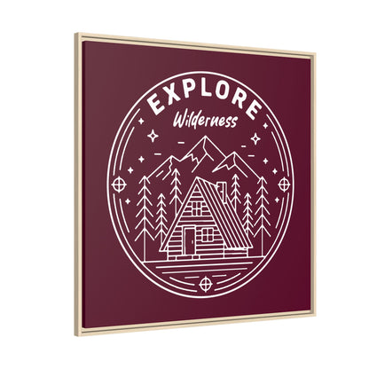 Explore Wilderness - Framed Canvas