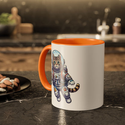 Astronaut Cat - Colorful Mug