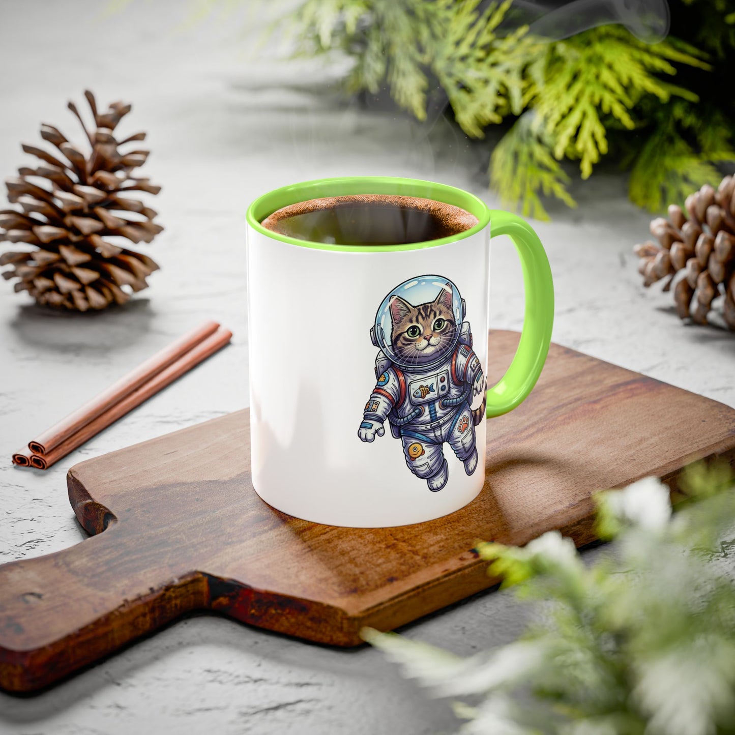 Astronaut Cat - Colorful Mug