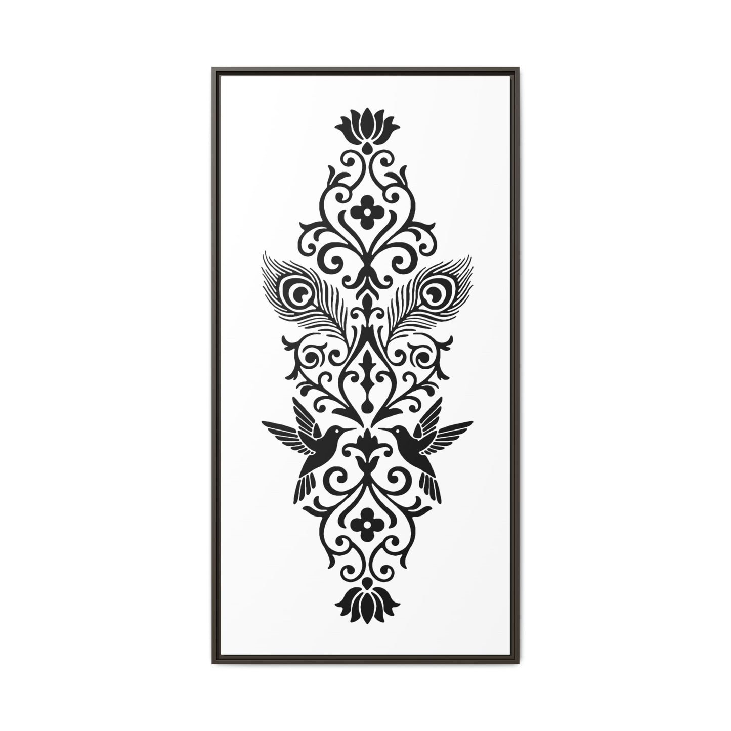 Hummingbird Soulmates - Framed Canvas