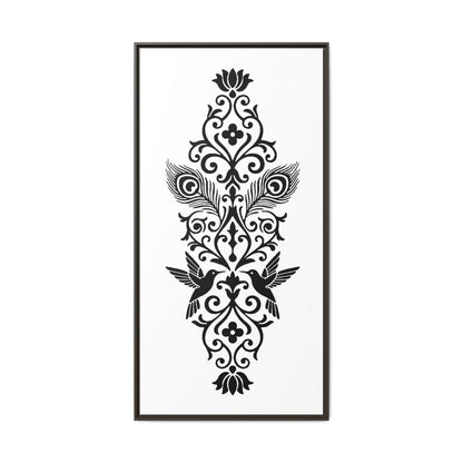 Hummingbird Soulmates - Framed Canvas