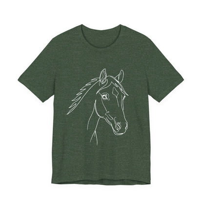 Horse Portrait Sketch - T-Shirt