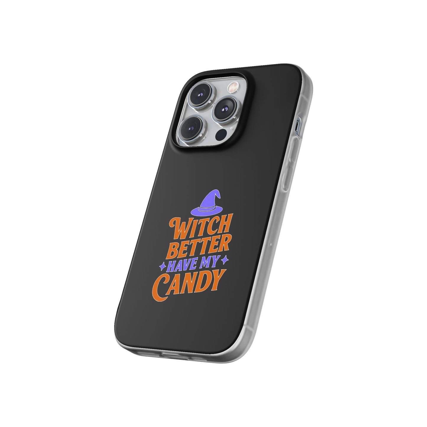 Spooky Witch Flexi Case, Halloween Phone Cover, Witch Themed Phone Case, Cute Candy Case, Trick or Treat Gift, Holiday Accessory