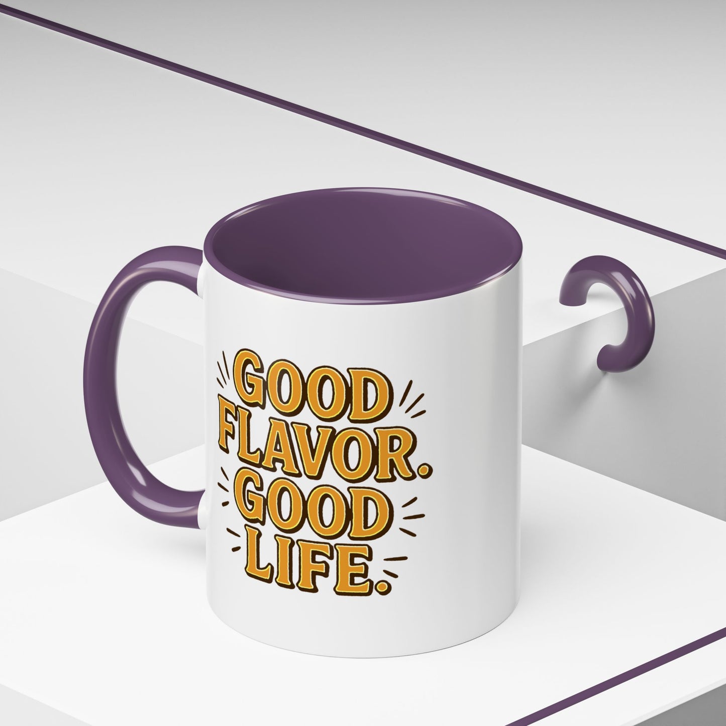Good Flavor. Good Life. - Color Accent Mug