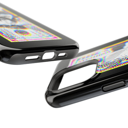 100 Dollars Bill - Neon Color Explosion - Magnetic Phone Case