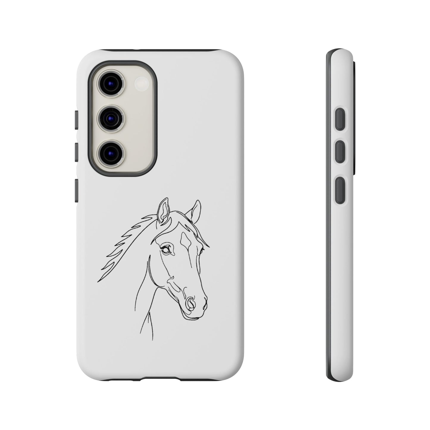 Horse Portrait Sketch - Tough Phone Case