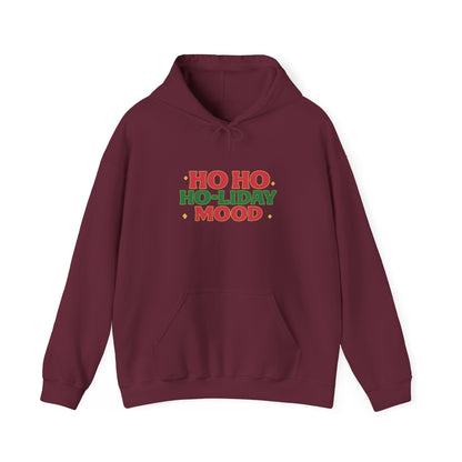 Festive Holiday Sweatshirt, Cozy Christmas Hoodie, Winter Gift, Unisex Pullover, Ho Ho Ho-liday Mood, Holiday Apparel, Seasonal Wear