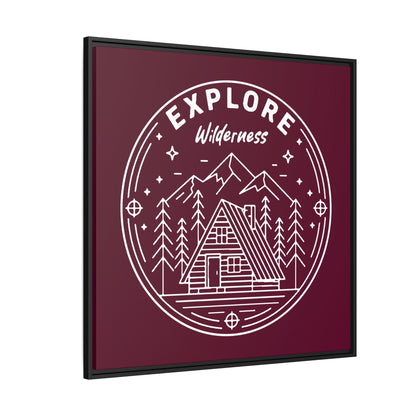 Explore Wilderness - Framed Canvas