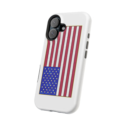 New Glory American Flag (Gold Edge Edition) - Magnetic Phone Case