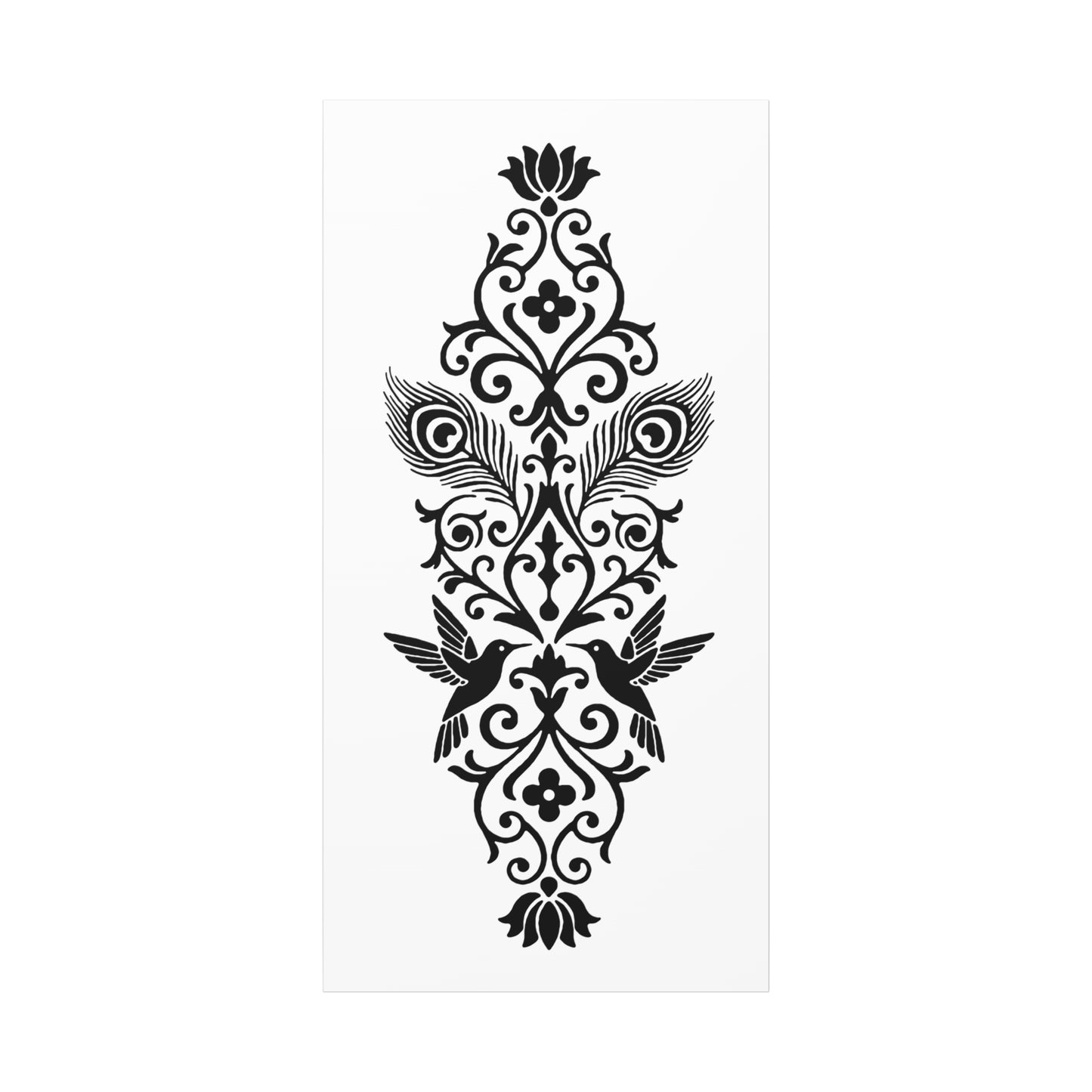 Hummingbird Soulmates - Stretched Canvas