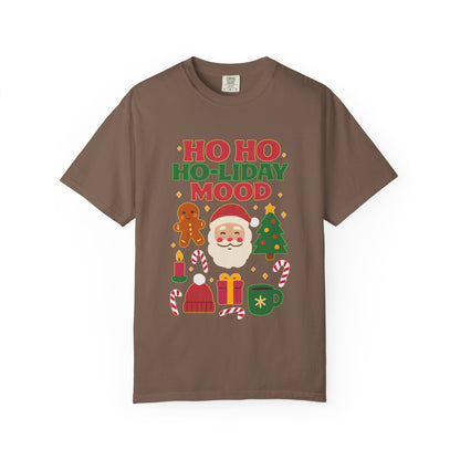 Festive Unisex T-Shirt, Ho Ho Ho-liday Mood, Christmas Shirt, Holiday Wear, Gift for Him/Her, Cozy Season Tee