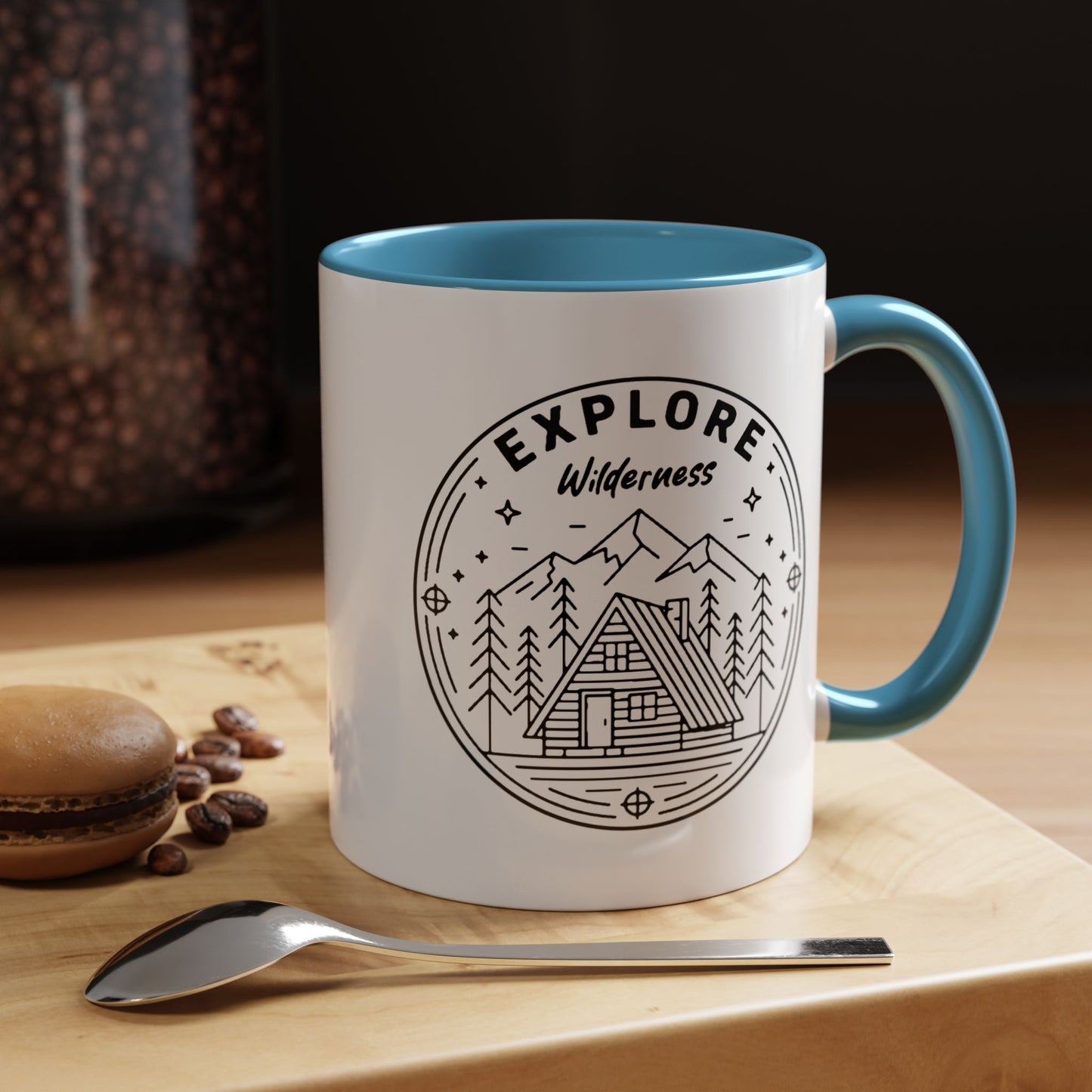 Explore Wilderness - Color Accent Mug