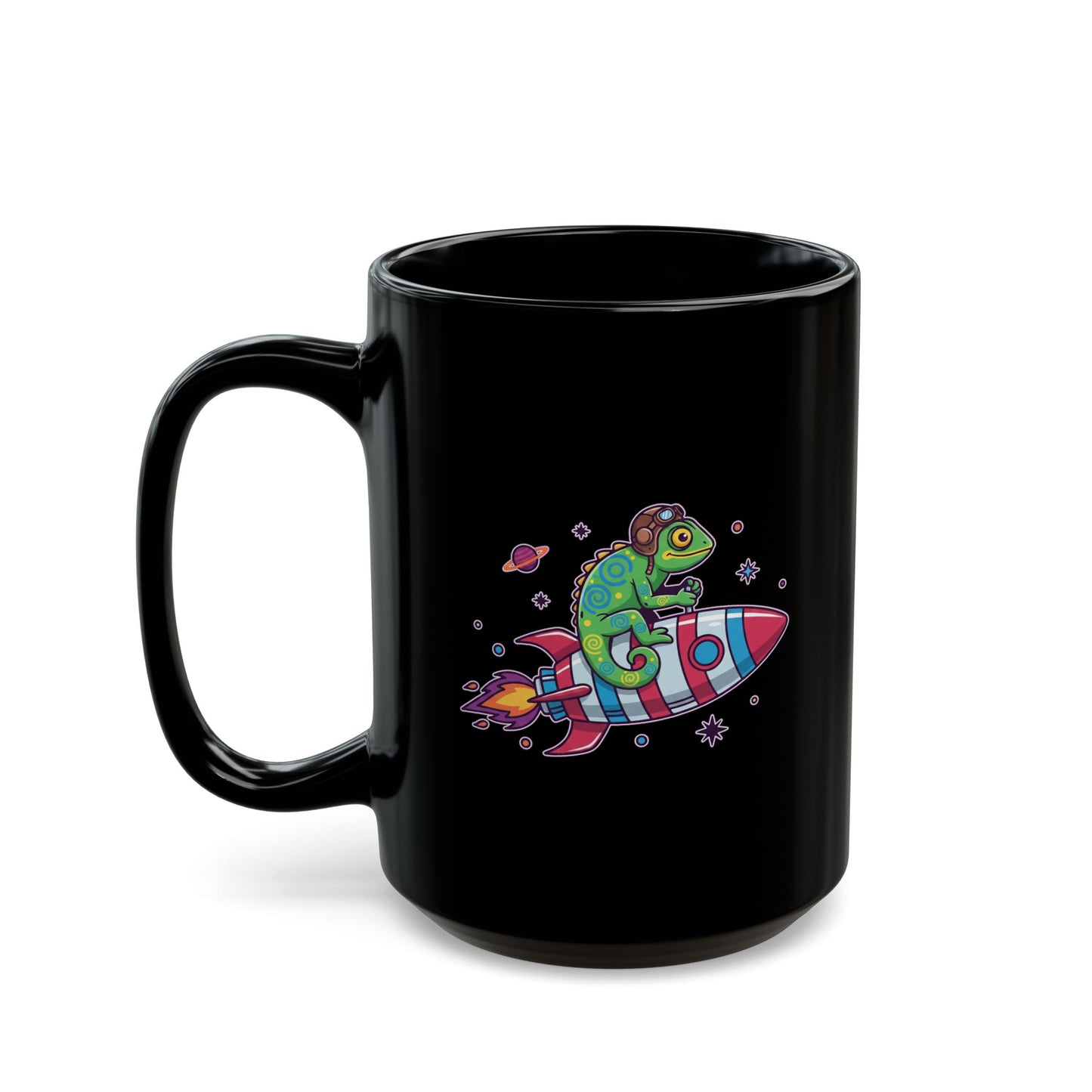 Cosmic Rider - Black Mug