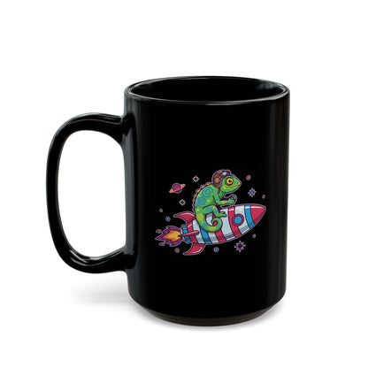 Cosmic Rider - Black Mug