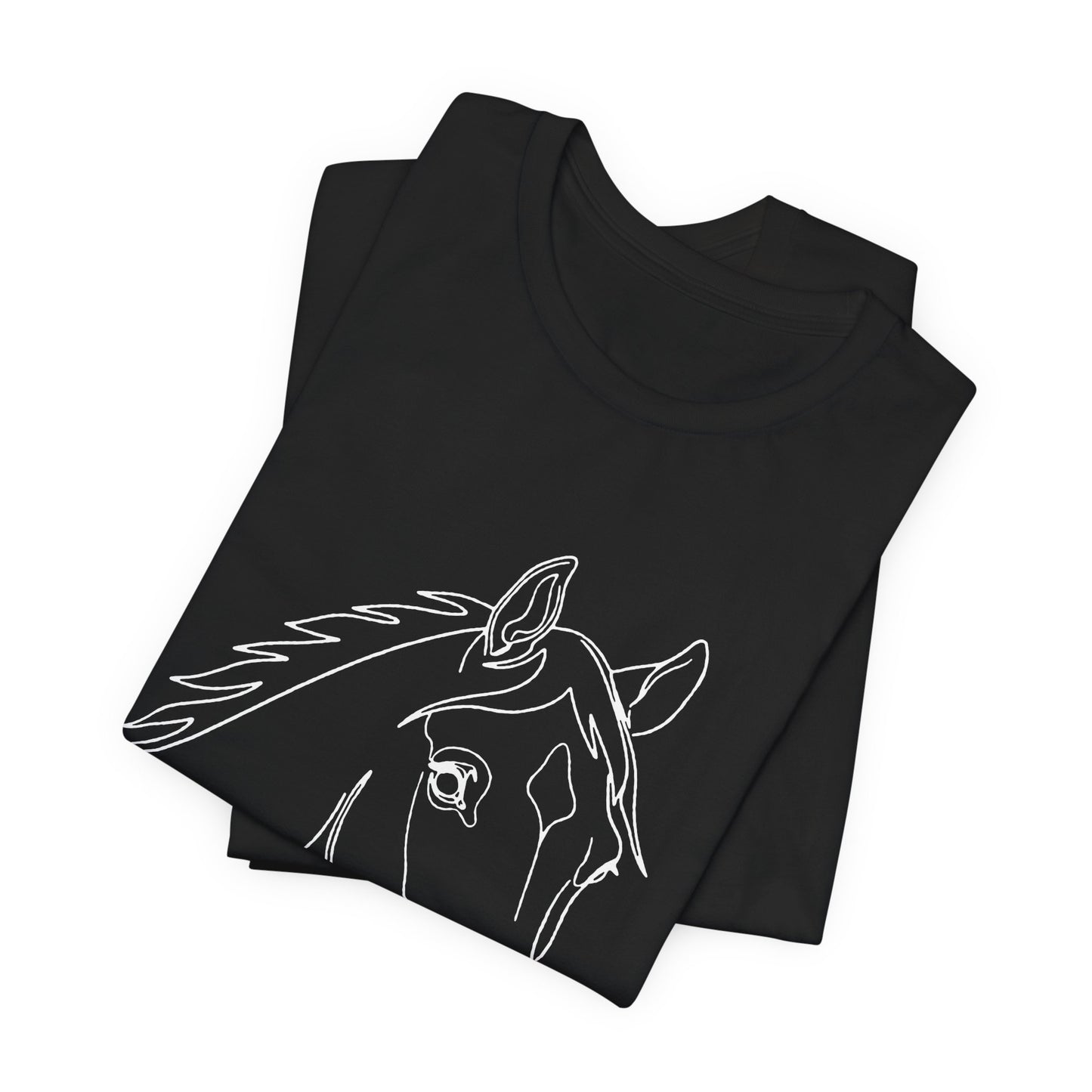 Horse Portrait Sketch - T-Shirt
