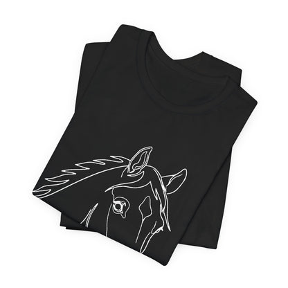 Horse Portrait Sketch - T-Shirt