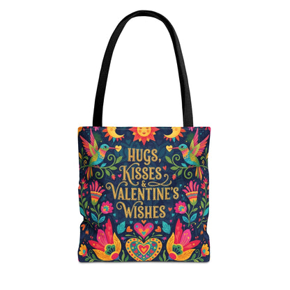 Hugs, Kisses & Valentine's Wishes - Tote Bag