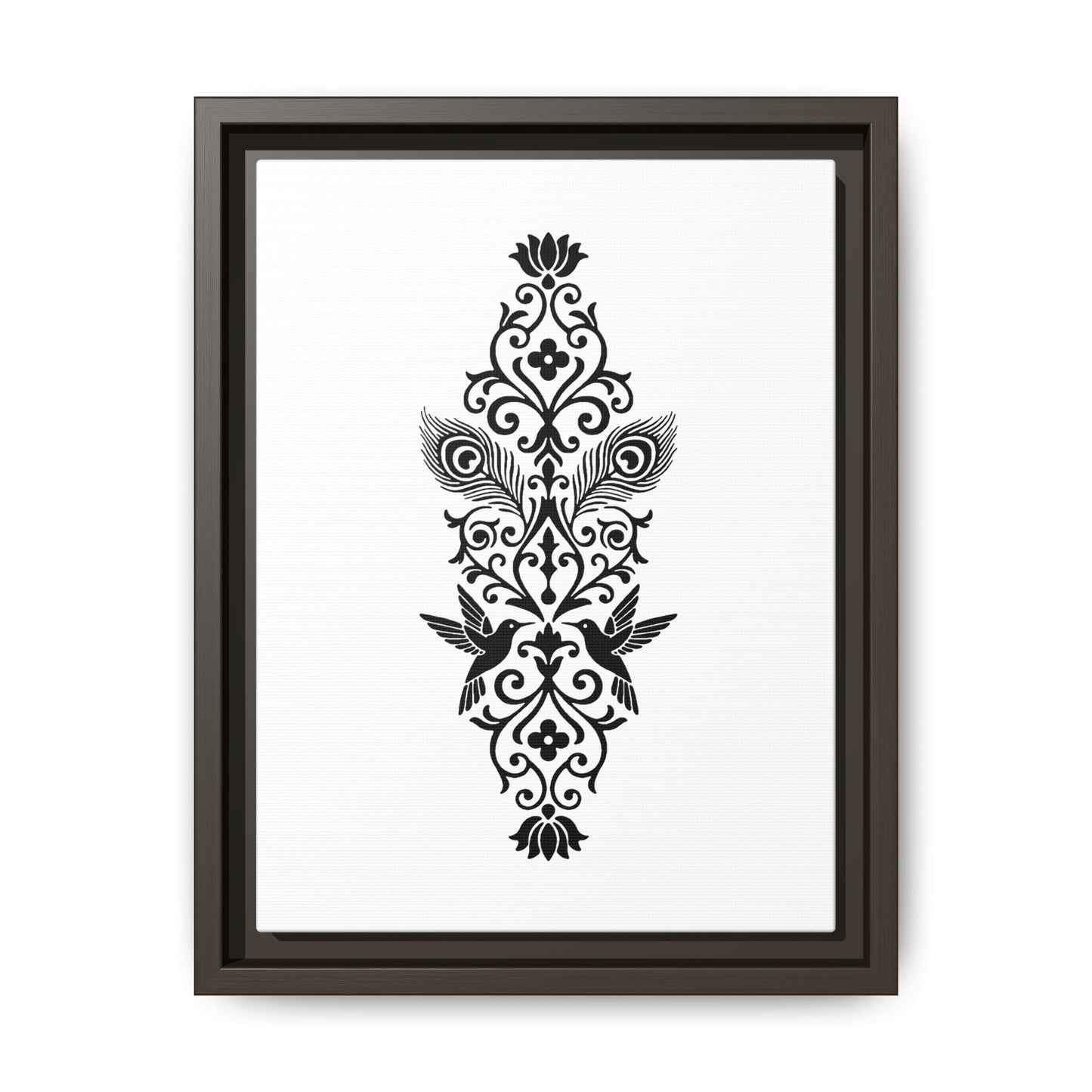 Hummingbird Soulmates - Framed Canvas