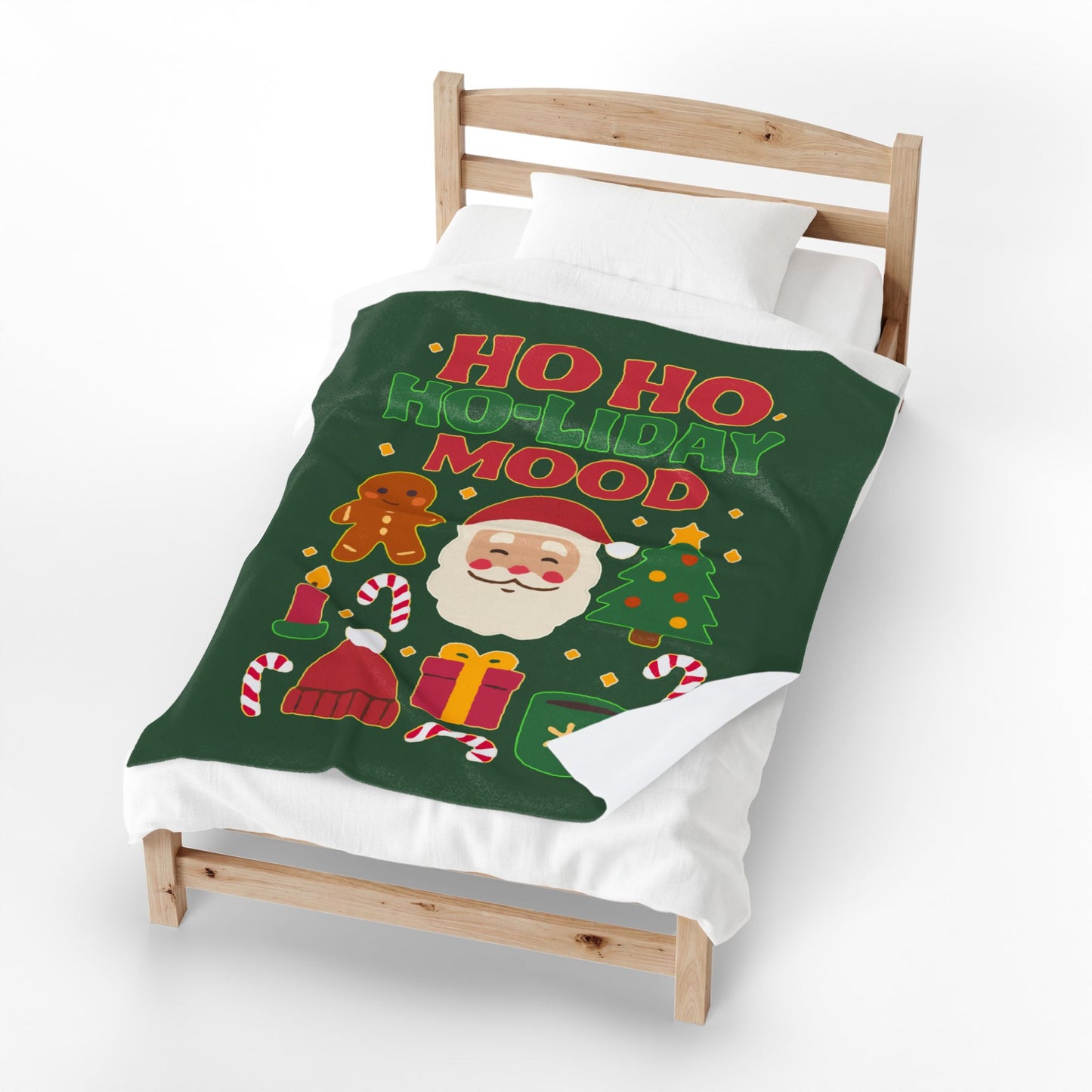 Ho Ho Ho-liday Mood - Plush Blanket