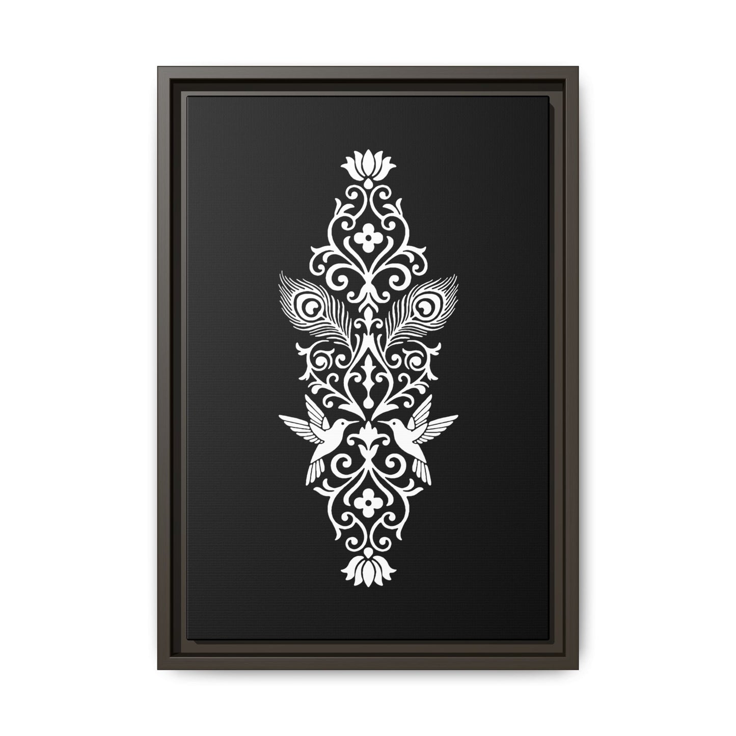 Hummingbird Soulmates - Framed Canvas