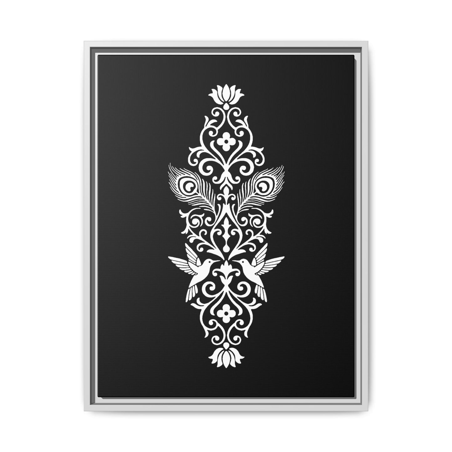 Hummingbird Soulmates - Framed Canvas