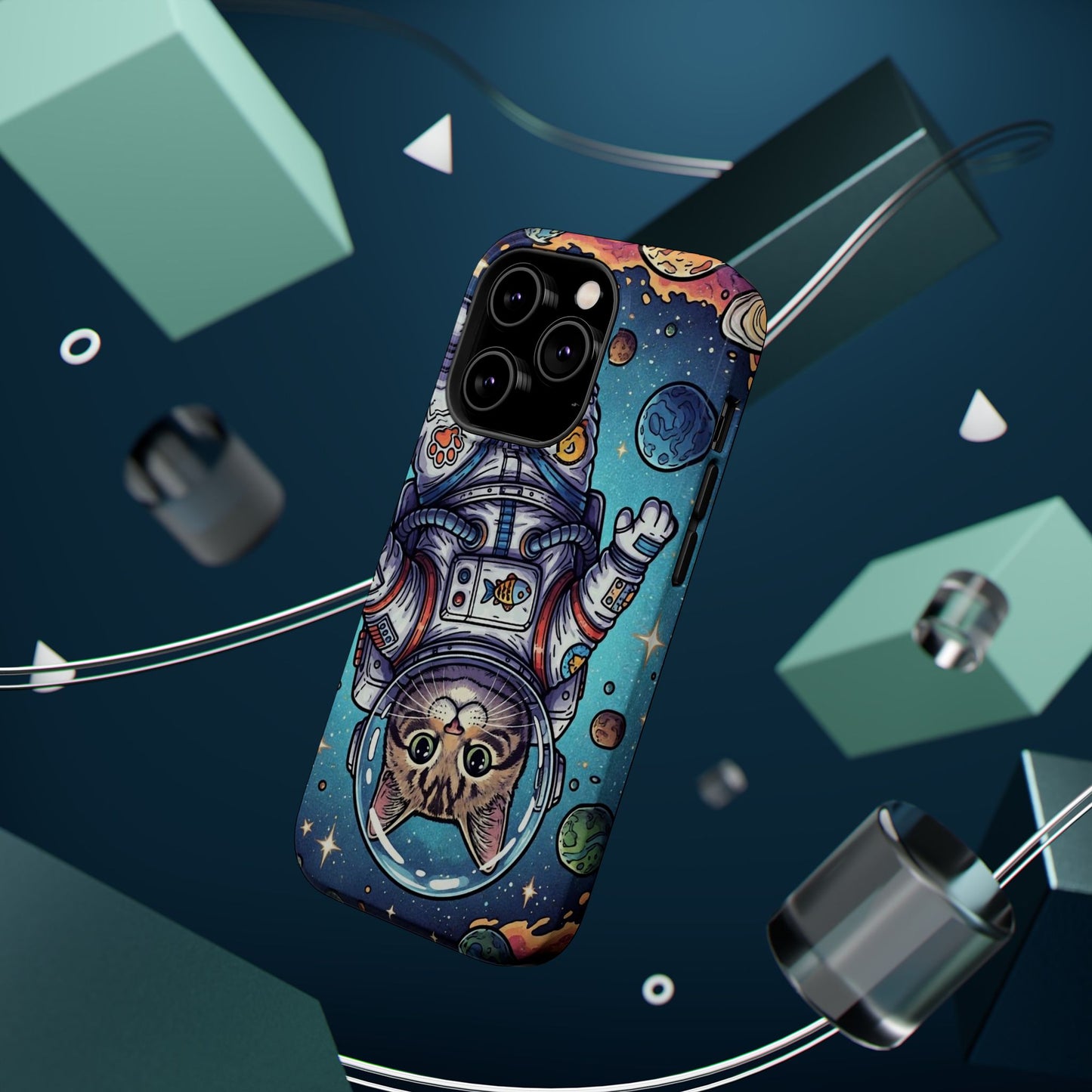 Astronaut Cat - Magnetic Phone Case