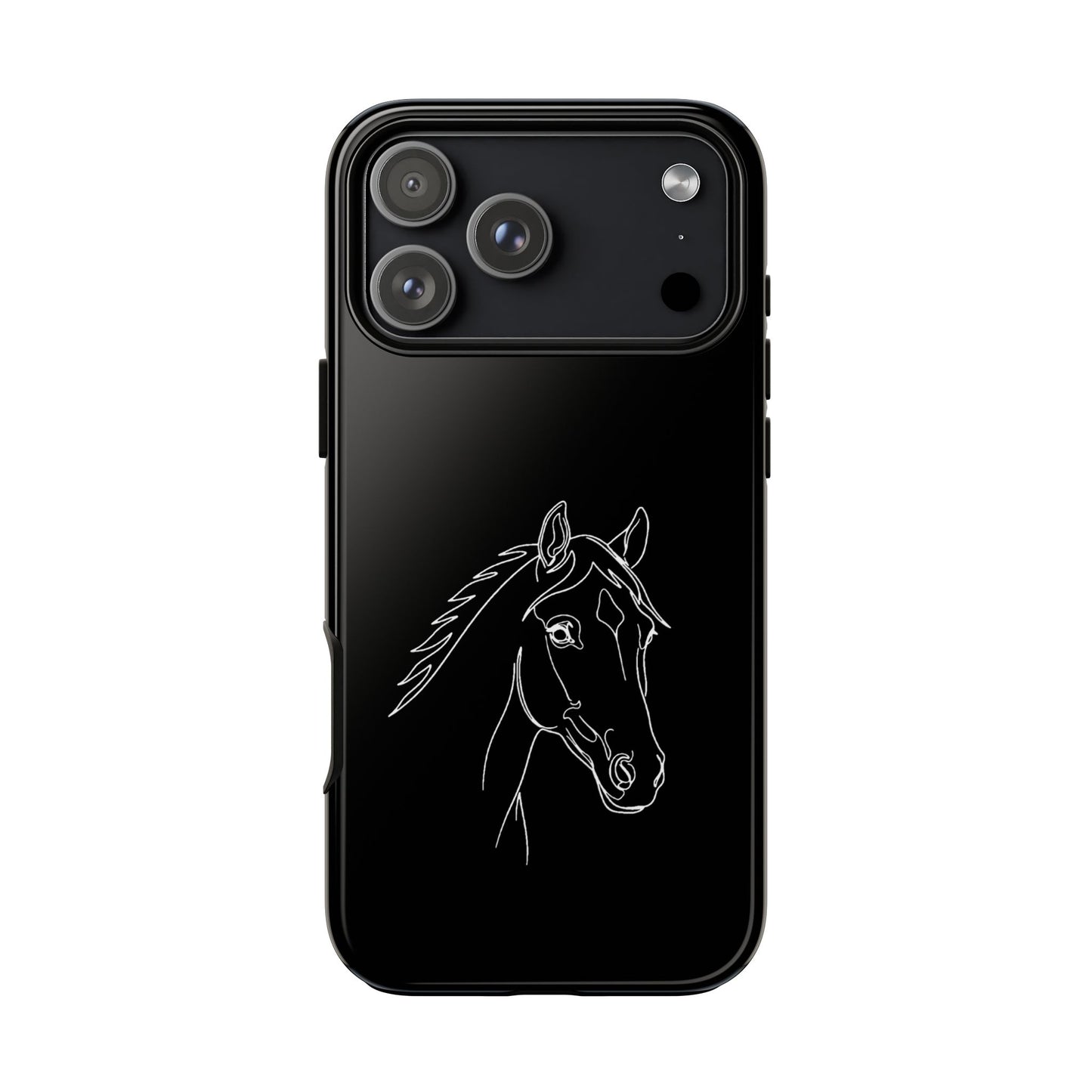 Horse Portrait Sketch - Tough Phone Case