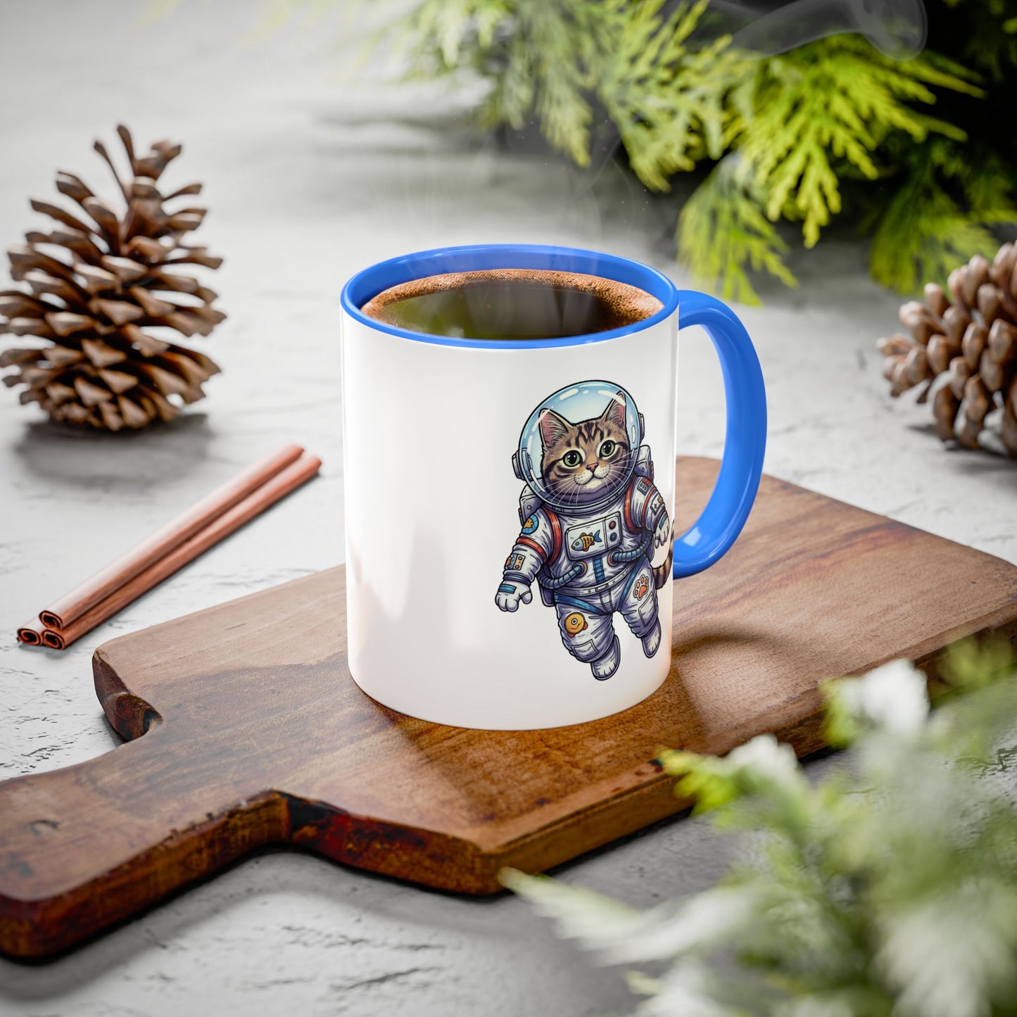 Astronaut Cat - Colorful Mug