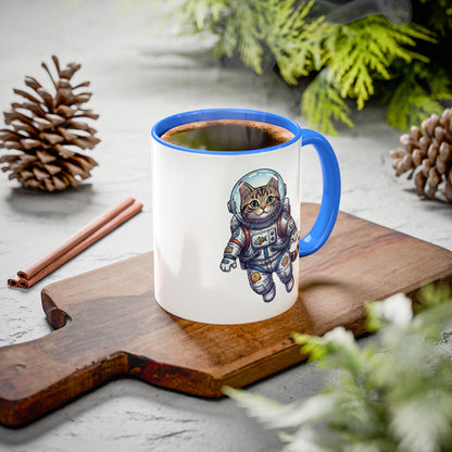 Astronaut Cat - Colorful Mug