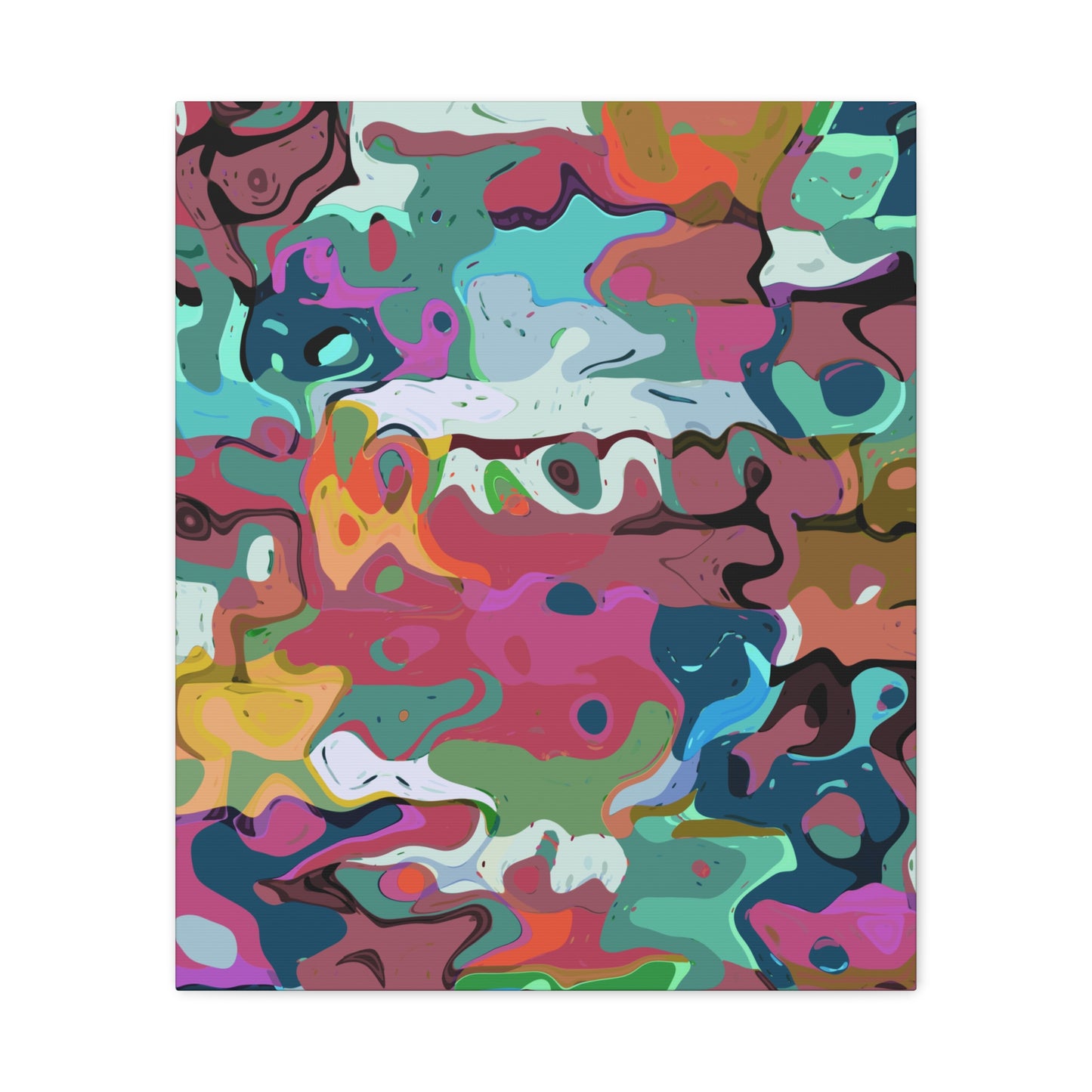 Colorful Abstract Marble - Canvas