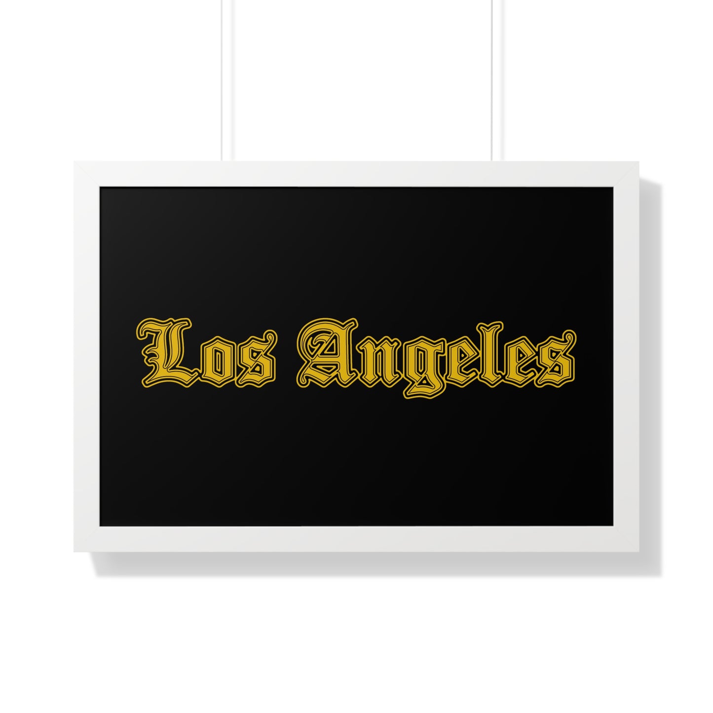 Los Angeles - Golden Edition - Framed Poster