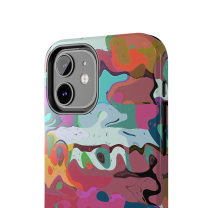 Colorful Abstract Marble - Phone Case