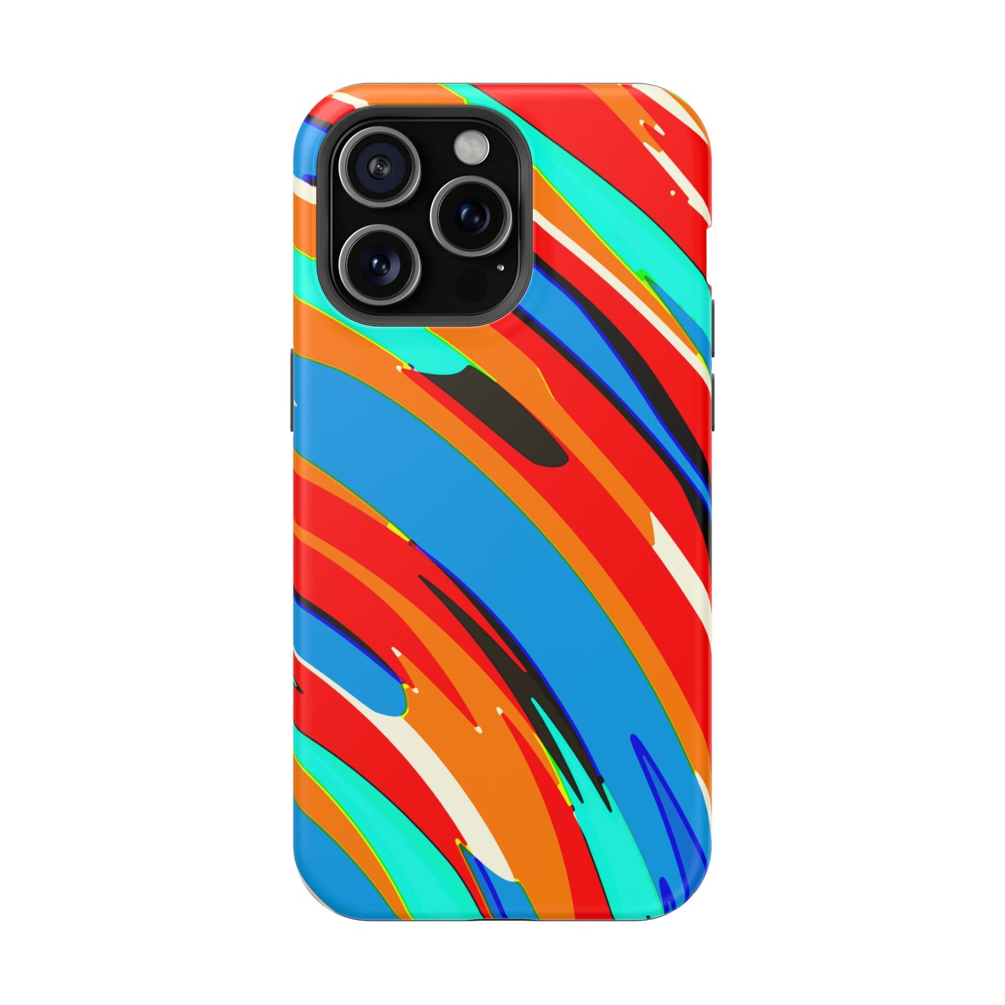 Abstract Rainbow Swirl Arc - Magnetic Phone Case