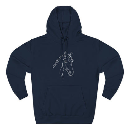 Horse Portrait Sketch - Hoodie