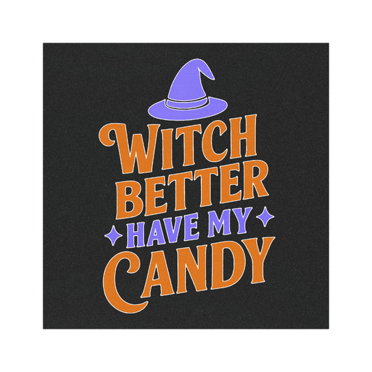Halloween Car Magnet, Witch Better Have My Candy, Funny Car Decor, Seasonal Car Accessories, Halloween Gifts, Witch-themed Decor