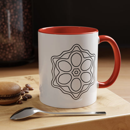 Elegant Floral Accent Coffee Mug, Perfect for Home, Office, Gifts, Birthdays, Inspirational Quotes, Tea Lovers