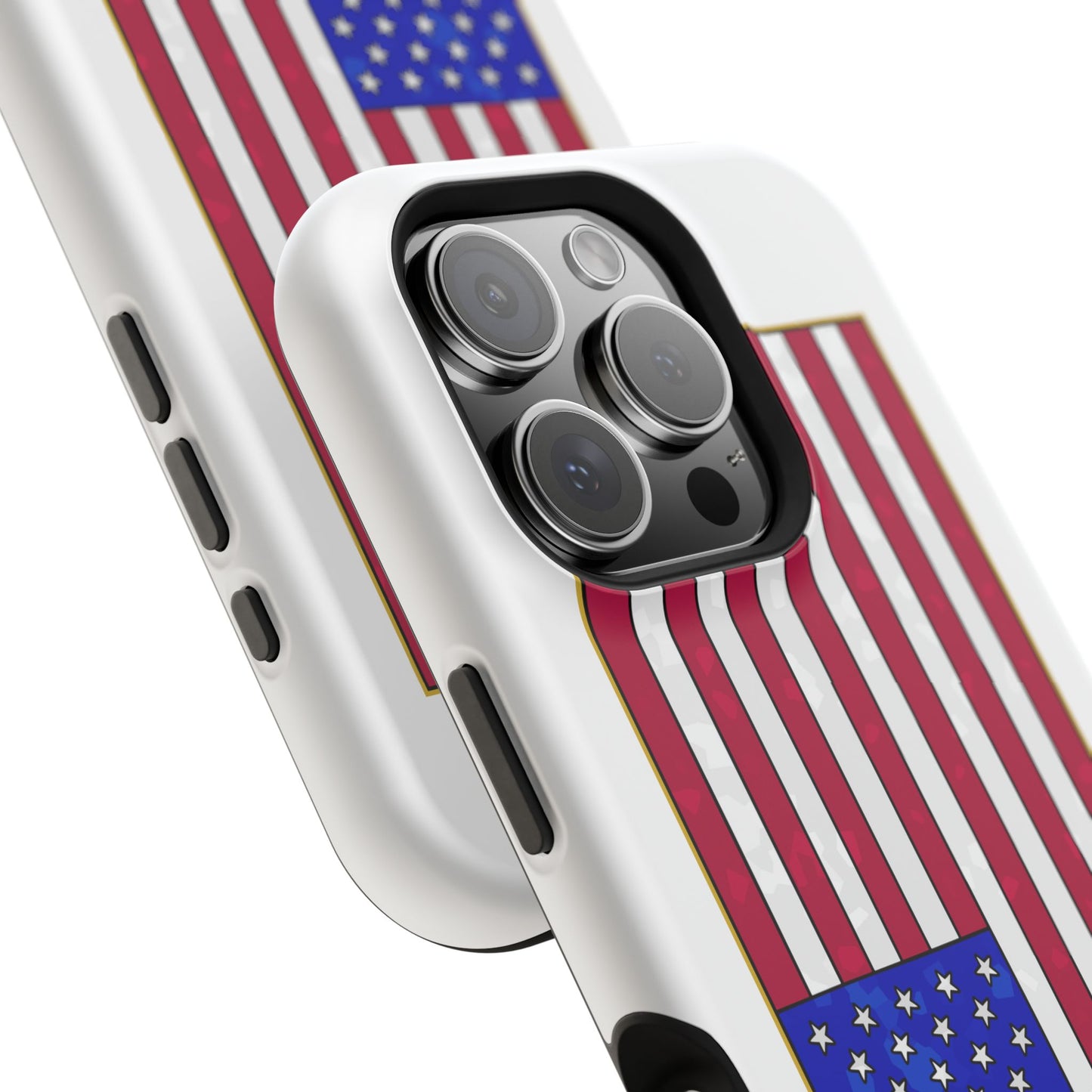 New Glory American Flag (Gold Edge Edition) - Magnetic Phone Case