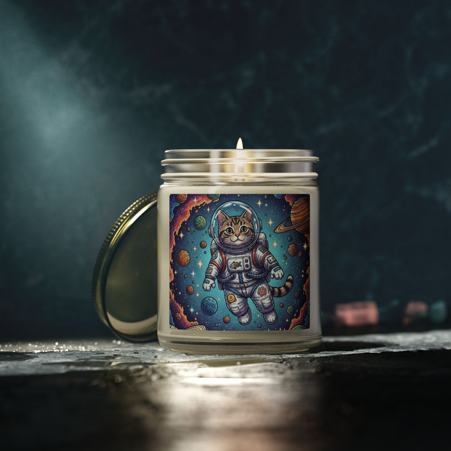 Astronaut Cat - Scented Candle