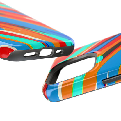 Abstract Rainbow Swirl Arc - Magnetic Phone Case