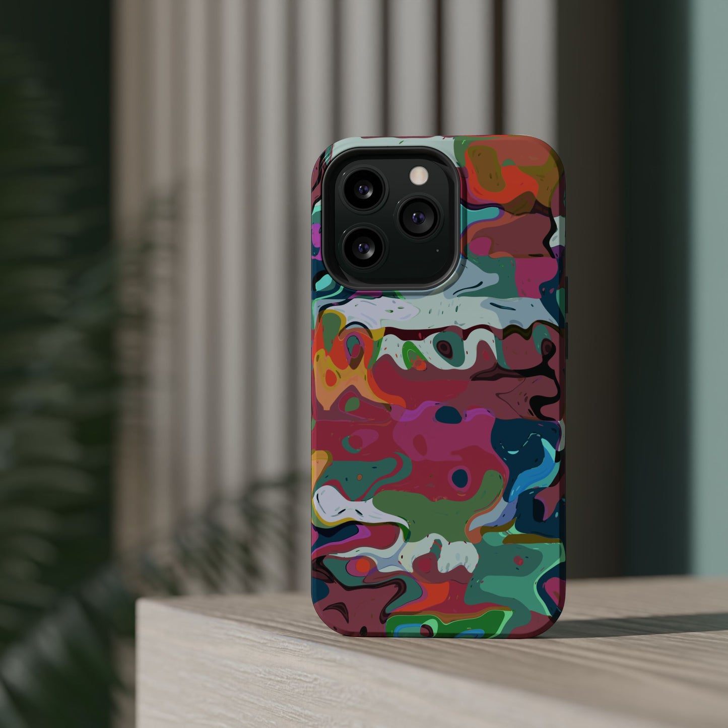 Colorful Abstract Marble - Magnetic Phone Case
