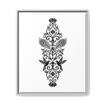 Hummingbird Soulmates - Framed Canvas