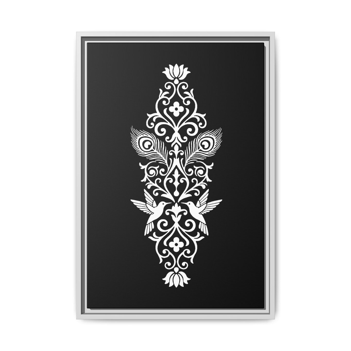 Hummingbird Soulmates - Framed Canvas