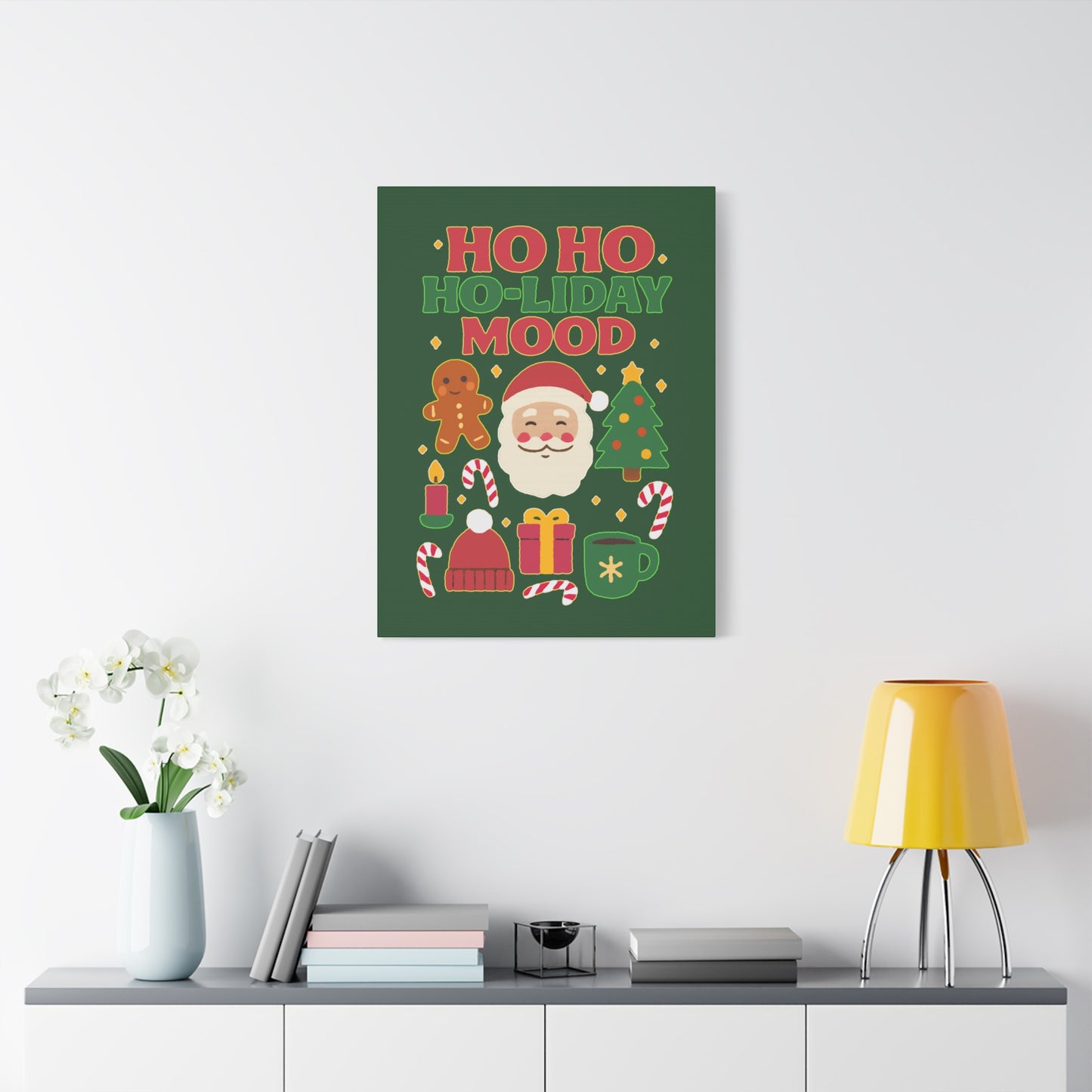 Ho Ho Ho-liday Mood - Canvas