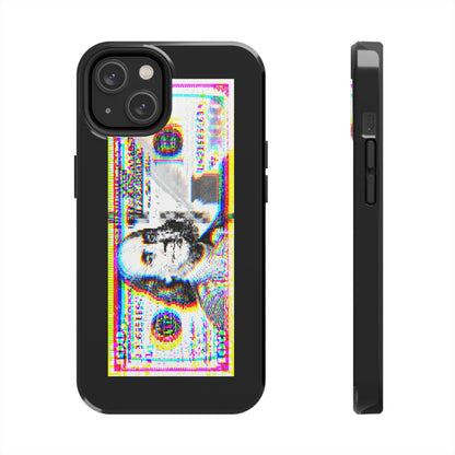 100 Dollars Bill - Neon Color Explosion - Phone Case